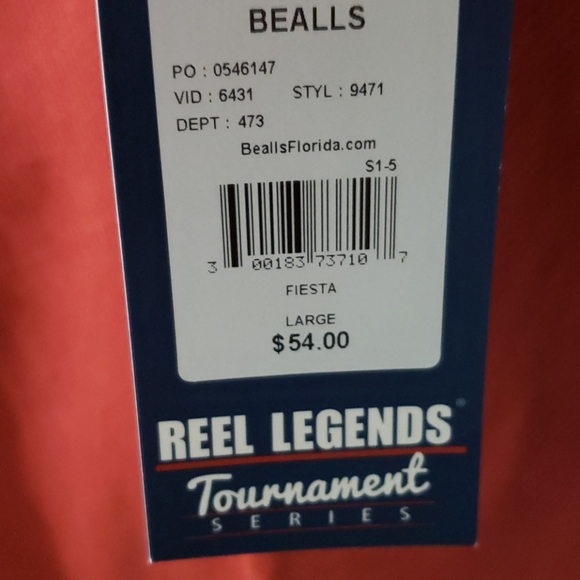 Reel Legends Men's Short Sleeve Shirt, Size Lg, NWT - Picture 3 of 8